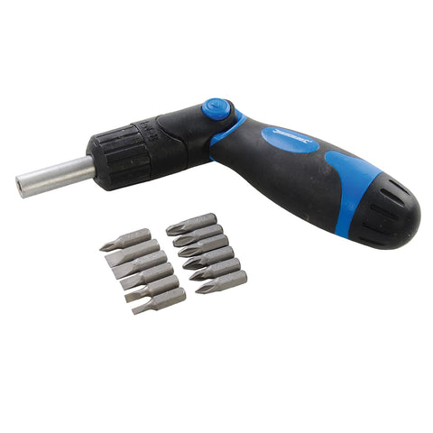 Hand Tools Silverline Multi-Bit Ratchet Screwdriver