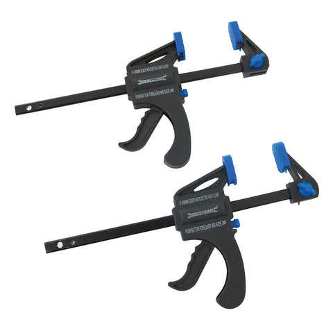 Silverline Mini Clamps 2pk