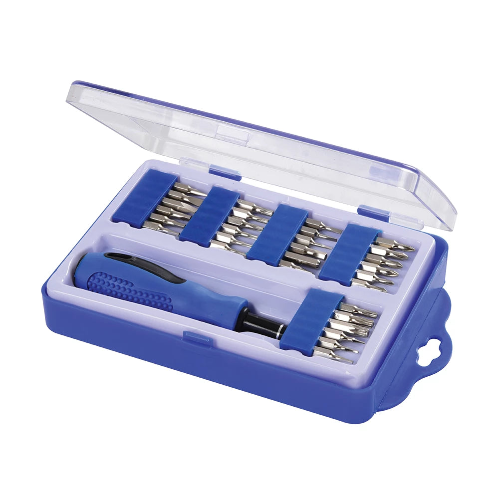 Hand Tools Silverline Precision Screwdriver Bit Set 31pce