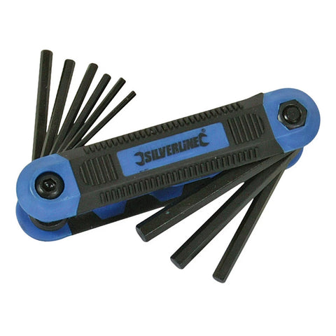 Hand Tools Silverline Expert Hex Key Imperial Tool 9pce