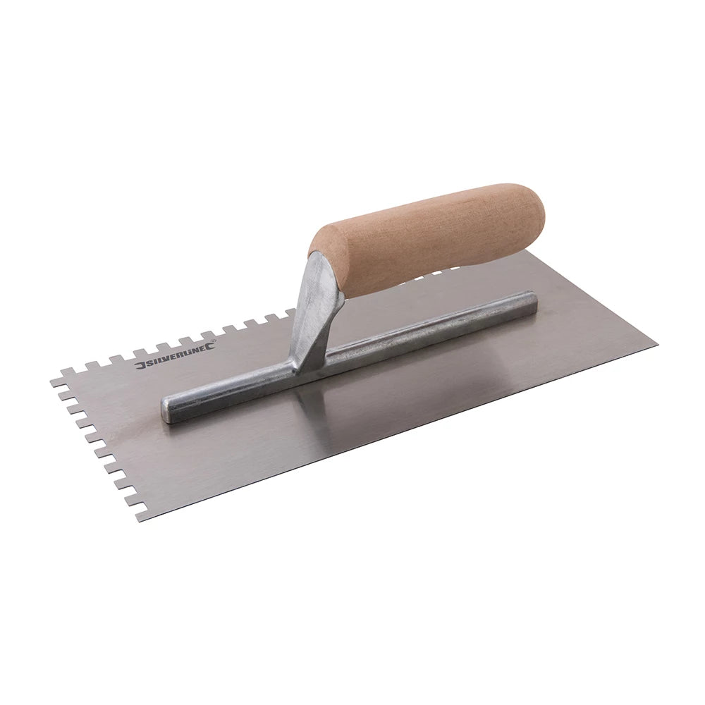 Hand tools Silverline Adhesive Trowel Wood-Handle