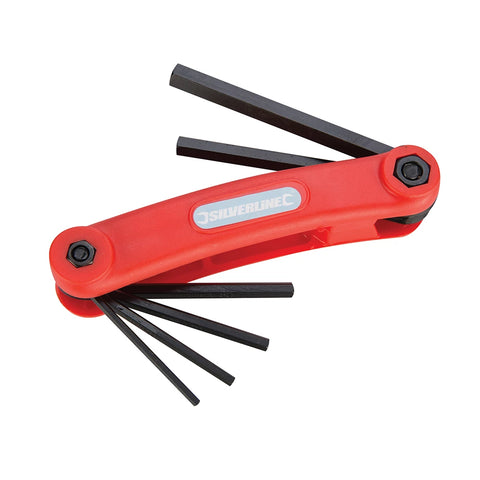 Hand Tools Silverline Hex Key Metric Tool 7pce