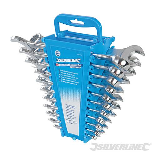 Hand Tools Box Combination Spanner Set 22pce