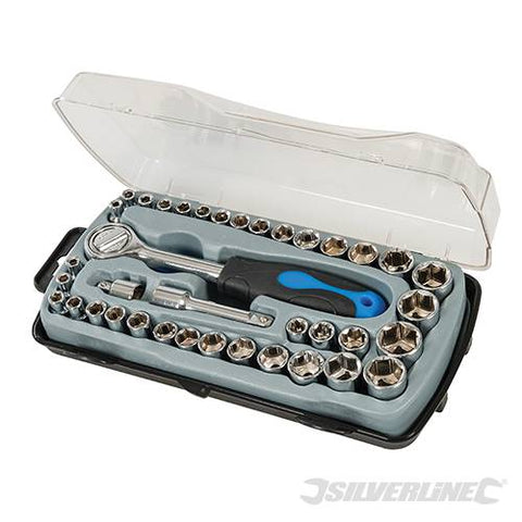 Hand Tools Compact Socket Set 39pce