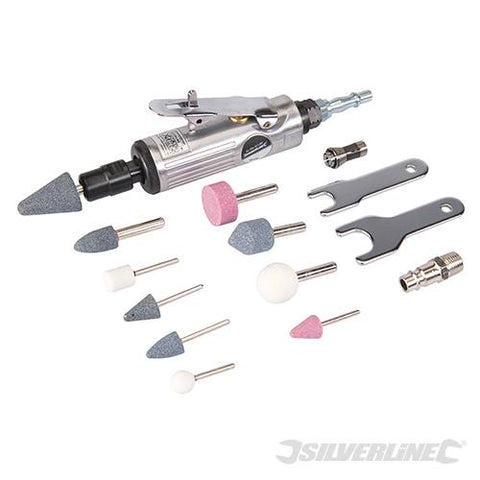 Power Tools & Accessories Air Die Grinder Kit 15pce