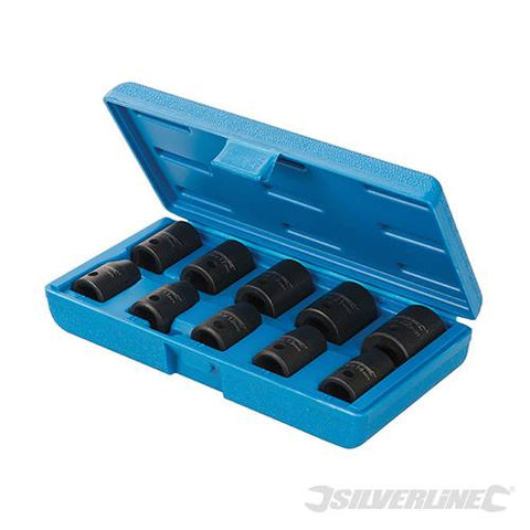 Hand Tools Impact Socket Set 1/2" Drive 6pt Metric 10pce