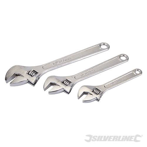 Hand Tools Adjustable Wrench Set 3pce