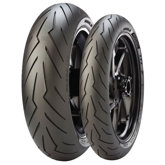 Pirelli Diablo Rosso III Motorcycle Tyre Package